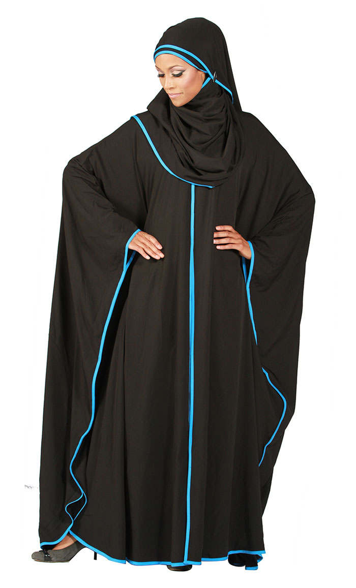 Butterfly Kaftan  Abaya With Hijab  Included Black Shop at 