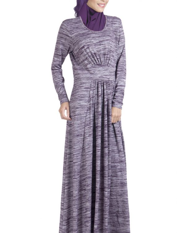 Slip On Cotton Knitted Abaya Dress