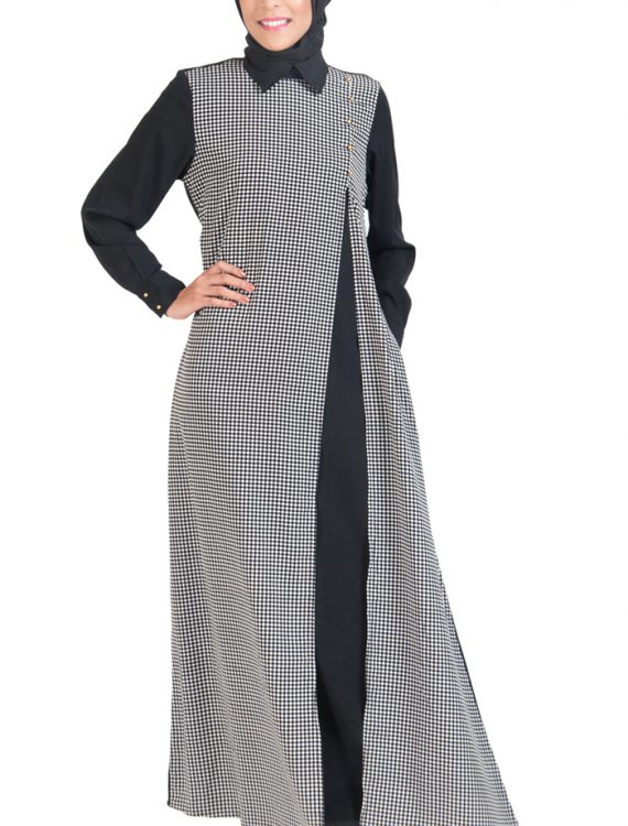 Jordan Double Layer Abaya Dress