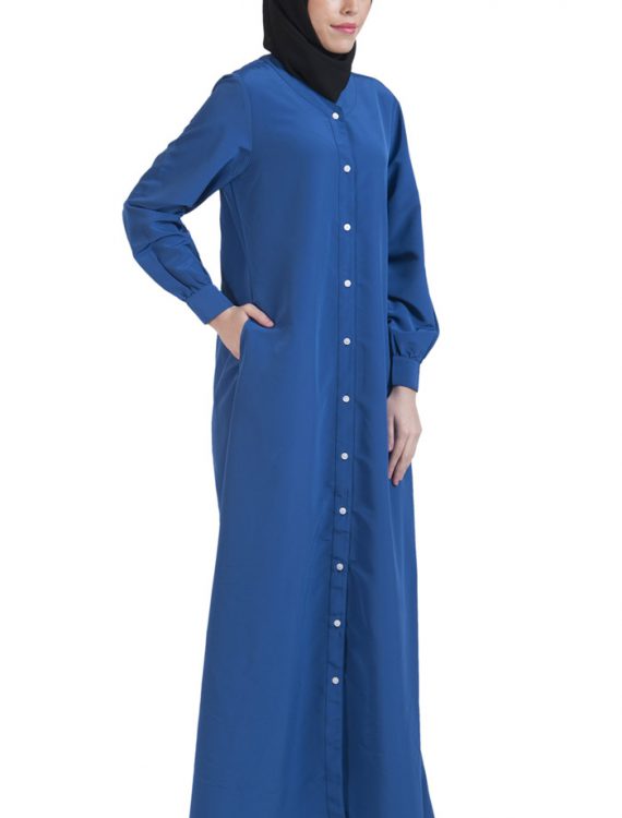 Basic Abaya Monaco Blue