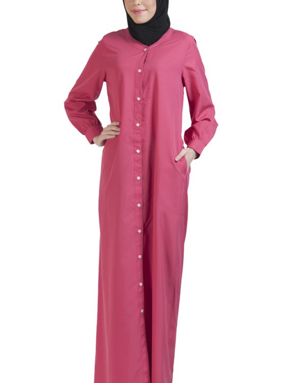 Basic Abaya Pink