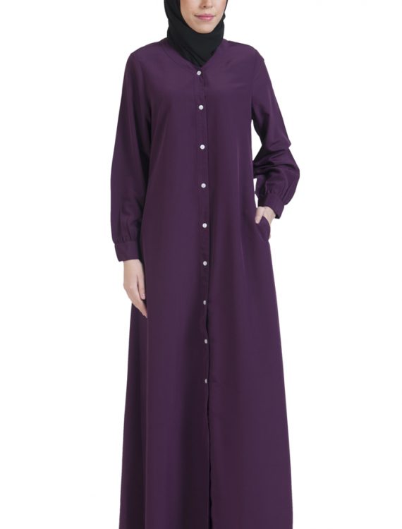 Basic Abaya Purple