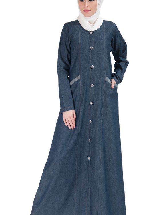 Denim Jilbab Dress Blue