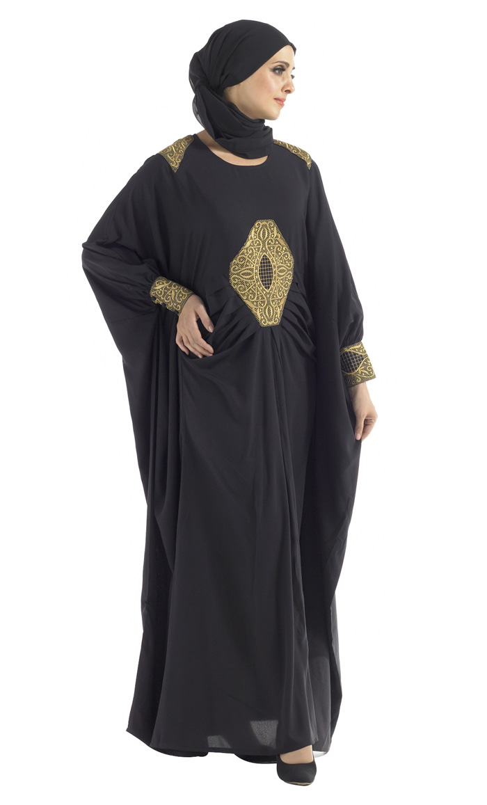 Saudi Abaya Kaftan Black Shop at Discount Price - Islamic Clothing