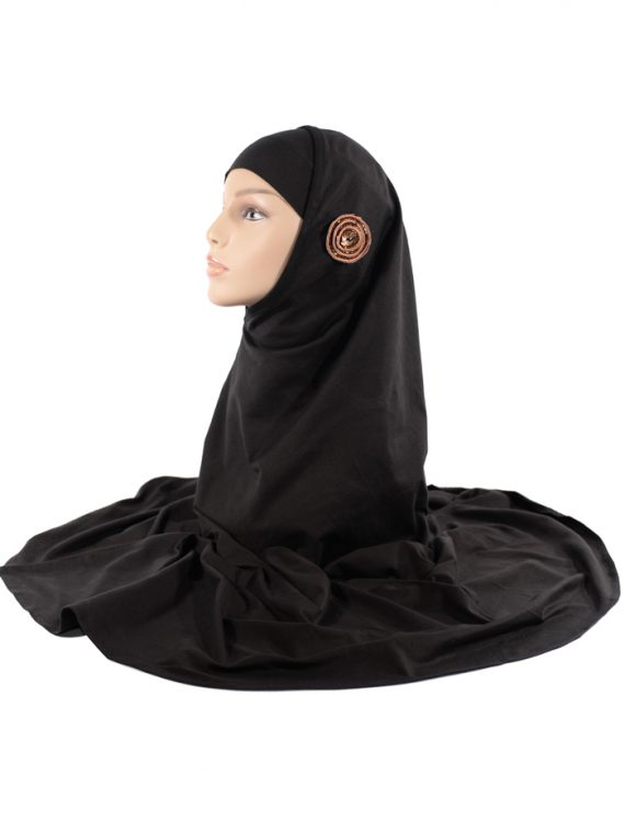 2 Piece Black Sequin Al-Amirah Hijab