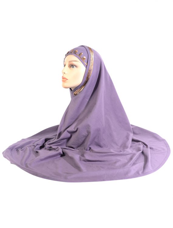 Violet 2 Piece Sequin Al-Amirah Hijab