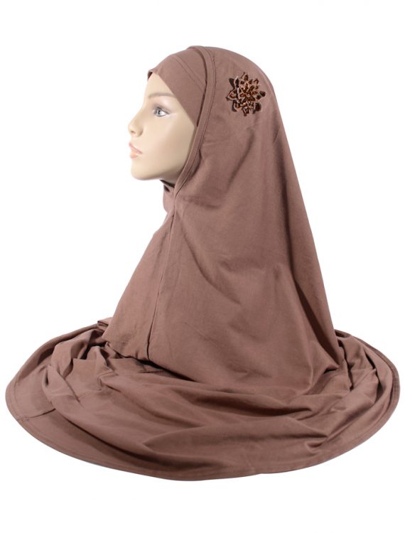 Brown 2 Piece Hijab