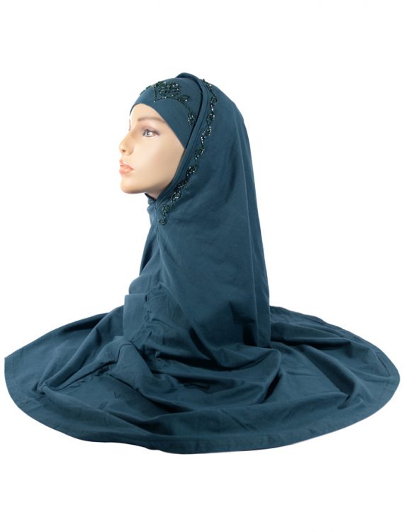 Teal Sequin Al-Amirah Hijab