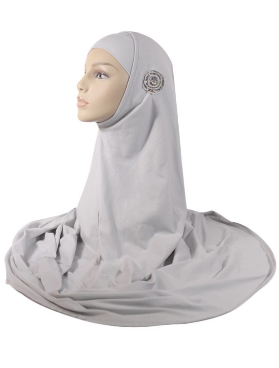 Grey 2 Piece Al-Amirah Hijab