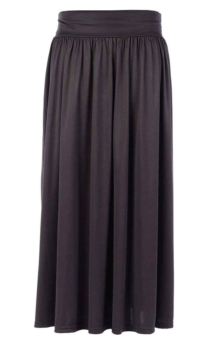 Black Everyday Flowy Skirt Shop at Discount Price - Islamic Clothing
