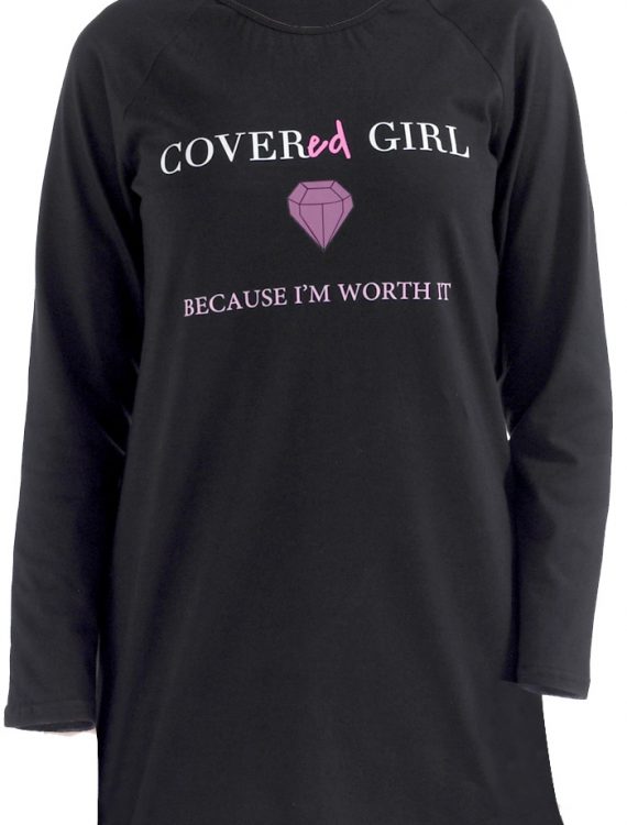 Covered Girl T-Shirt Black