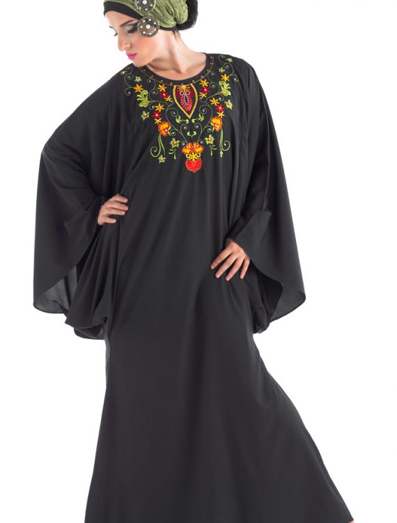Alazahar Dubai Abaya Black