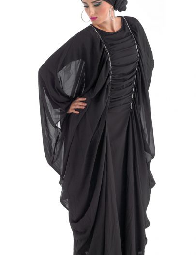Belle Dubai Abaya Black