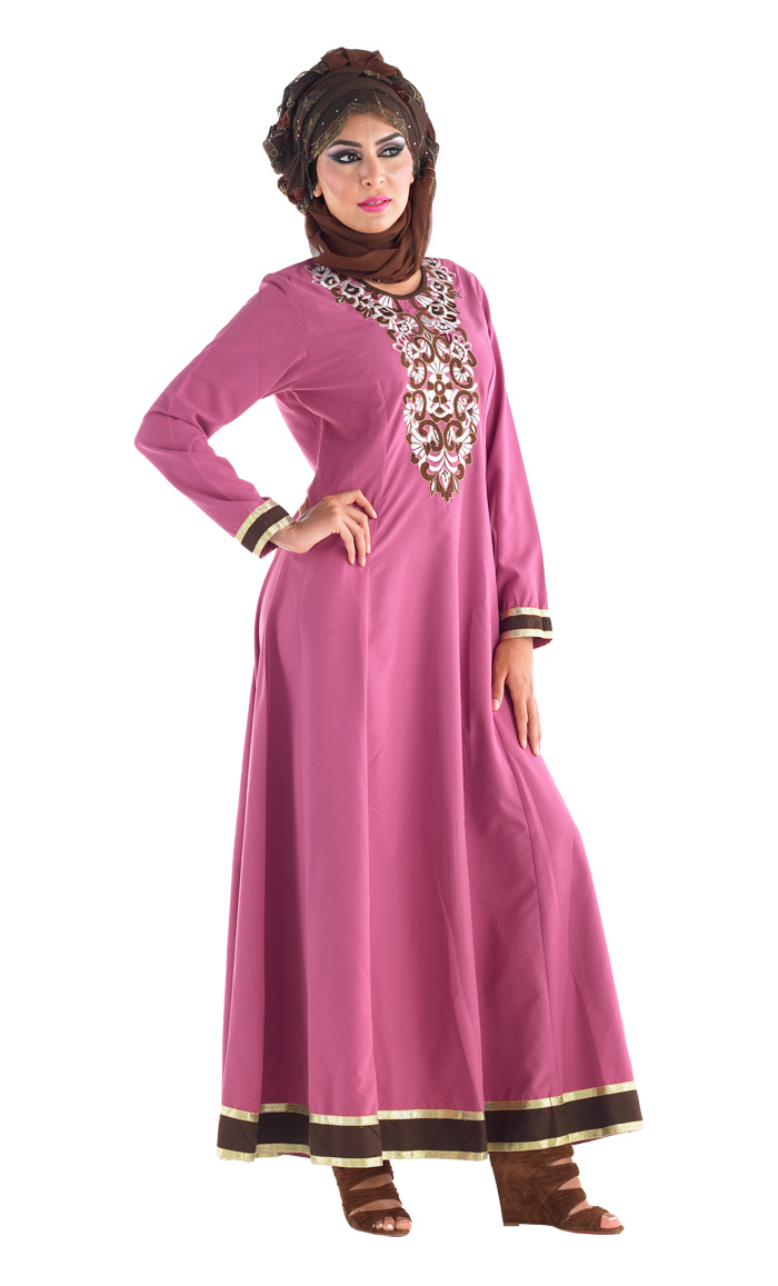 Janiyah Abaya Rose Pink - Out Of Stock Shop at Discount Price - Islamic ...